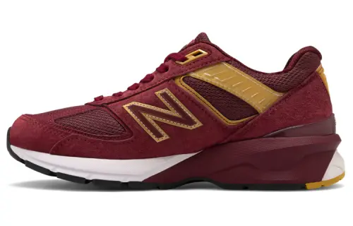 990v5 Wmns New Balance Made in Usa 'Burgundy Gold ' Women's