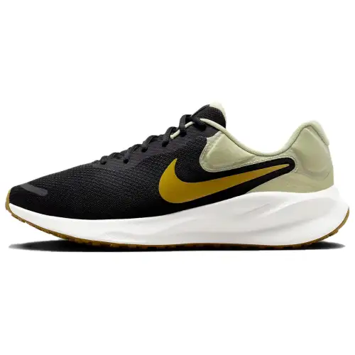 Nike Revolution 7 Black Olive Aura Summit White Bronzine