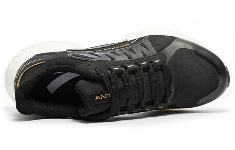 Anta Abrasion Resistant Low top Running Shoes Men’s Black