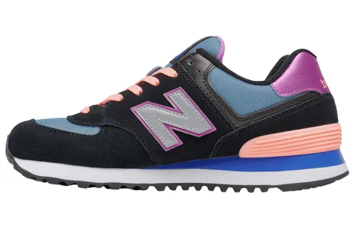 New Balance 574 Series Paradise Awaits Low Top Black/Purple/Blue Women's