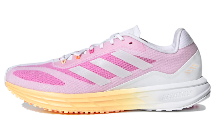 Adidas Sl20 Comfortable Fabric Breathable Low top Running Shoes Women's Pink White