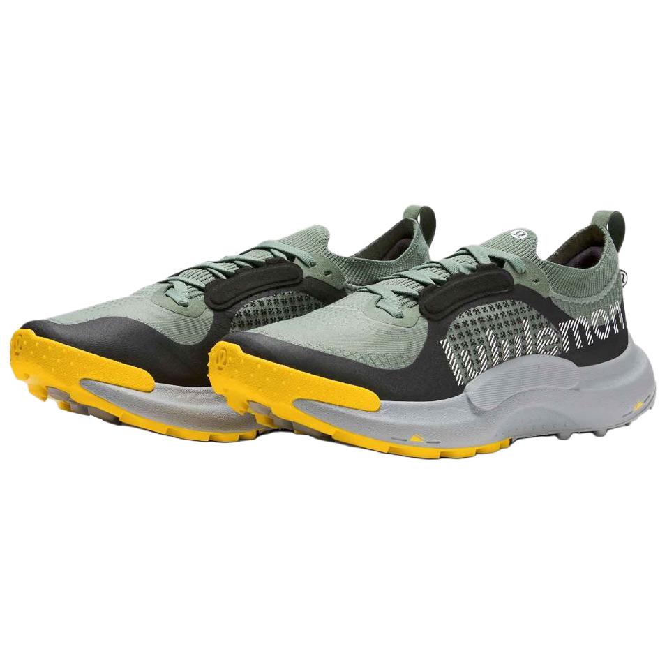 Lululemon Wildfeel Trail Slip Resistant Abrasion Resistant Low top Trail Running Shoes Men’s Gray Eucalyptus