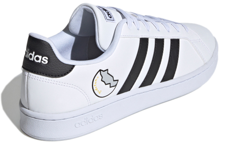 Кеды adidas neo GRAND COURT (бело-черные) — Белый / чёрный — фото 4