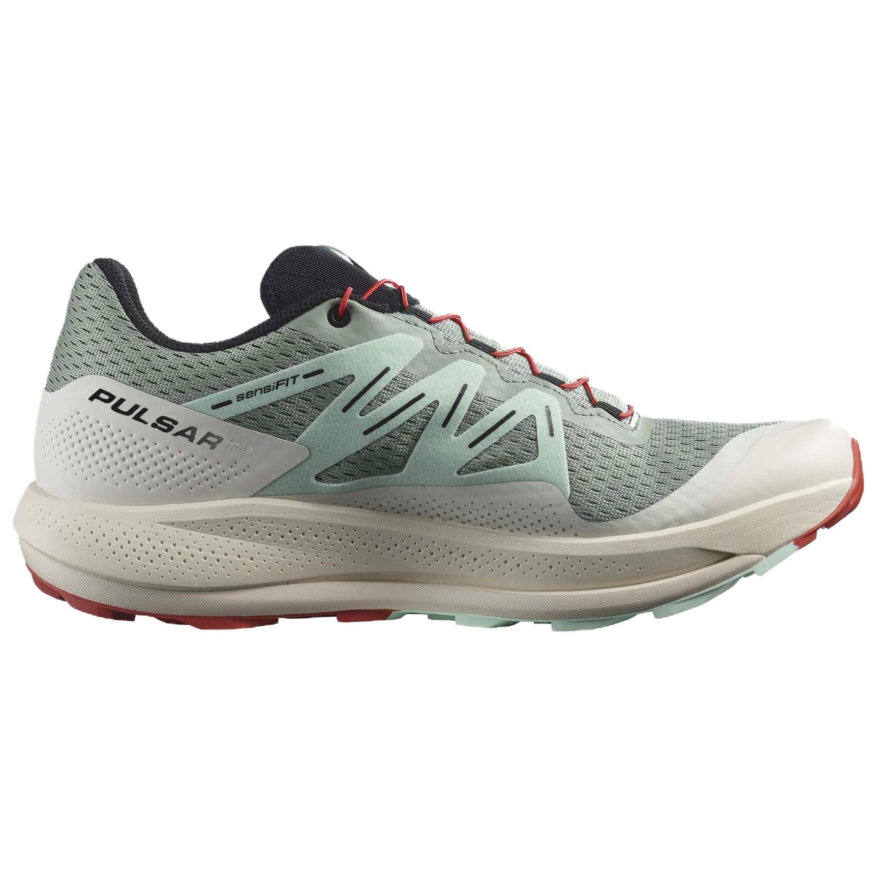 SALOMON Pulsar Trail Slip Resistant Slip Resistant Low top Trail Running Shoes Men’s Green