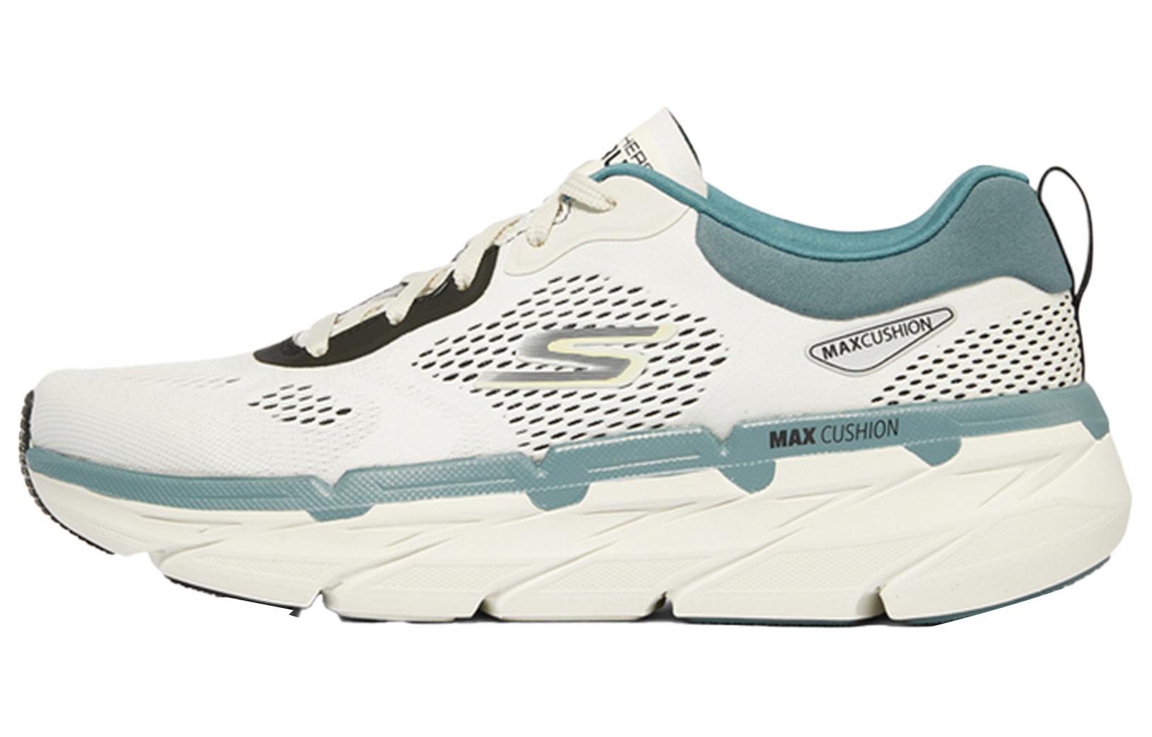 Skechers Skechers Max Cushioning Cushioning, Comfortable and Versatile Low-top Casual Running Shoes Men's White Black