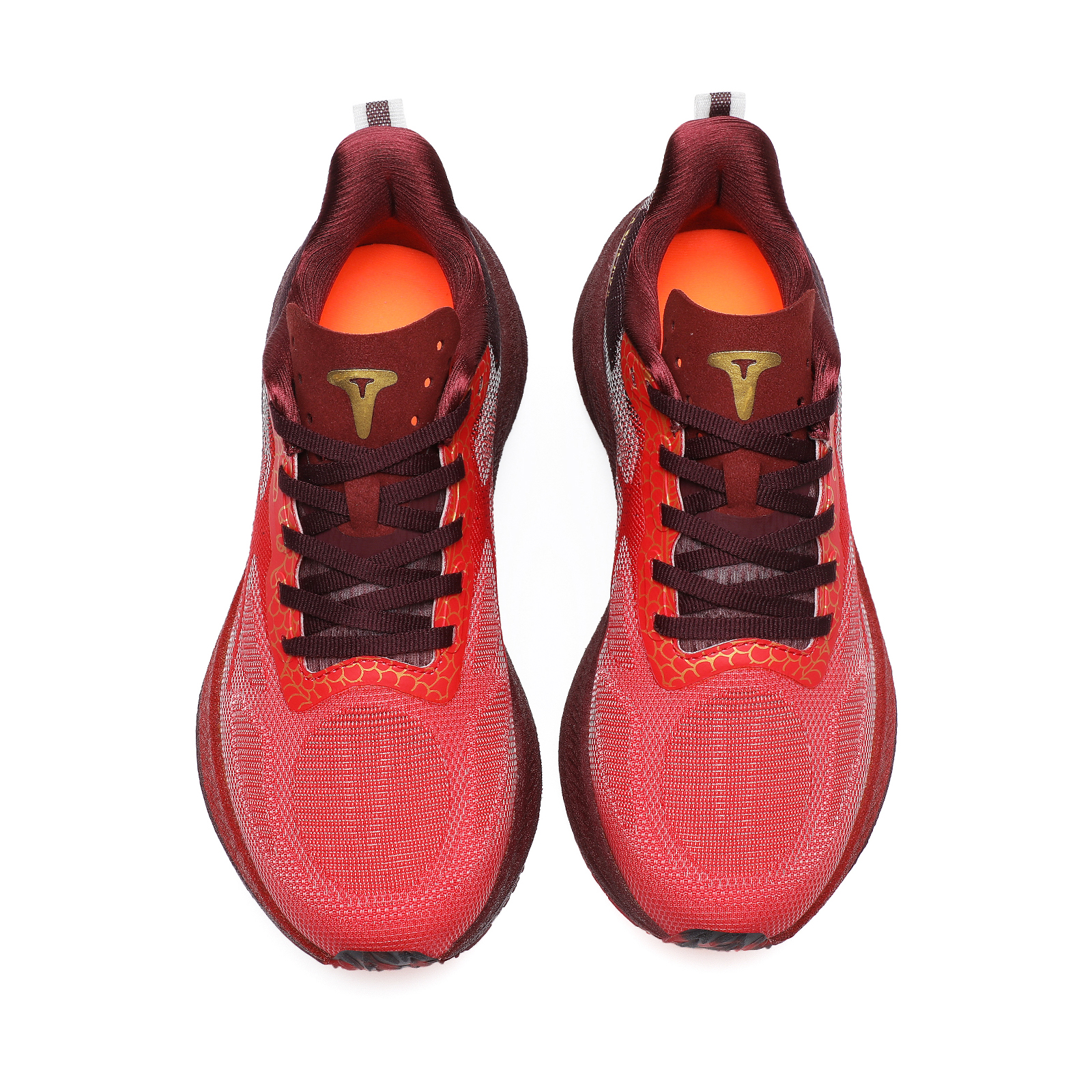 TREEPERI Running Shoes Unisex Low Top Red/White