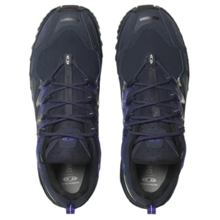 SALOMON ACS+CSWP Comfortable Cushioning Breathable Coverage Support Low top Running Shoes Unisex Dark Blue