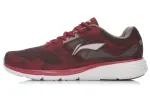 Li Ning Qingcang Lightweight Cushioning Low top Running Shoes Men's Red Gray