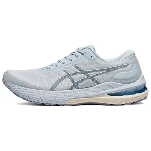 Asics Low top Casual Running Shoes Women's Light Gray Blue