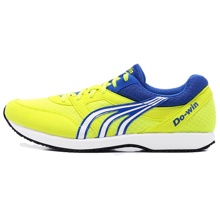 DO WIN Abrasion Resistant Breathable Abrasion Resistant Breathable Low top Running Shoes Unisex Yellow Blue White