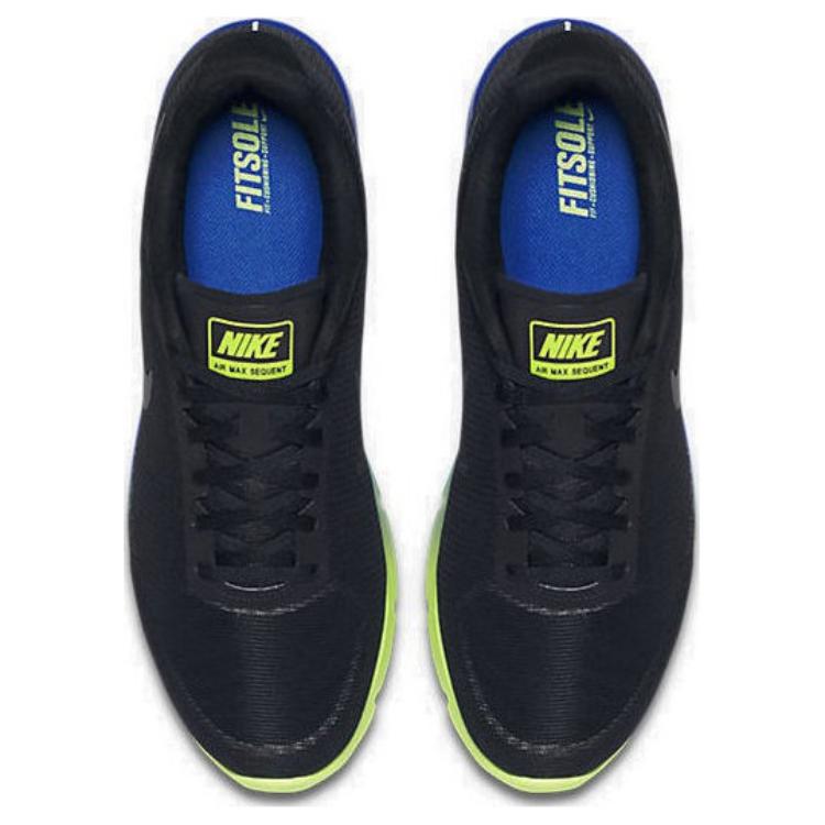 Nike Air Max Sequent Cushioning Low top Running Shoes Men’s Black