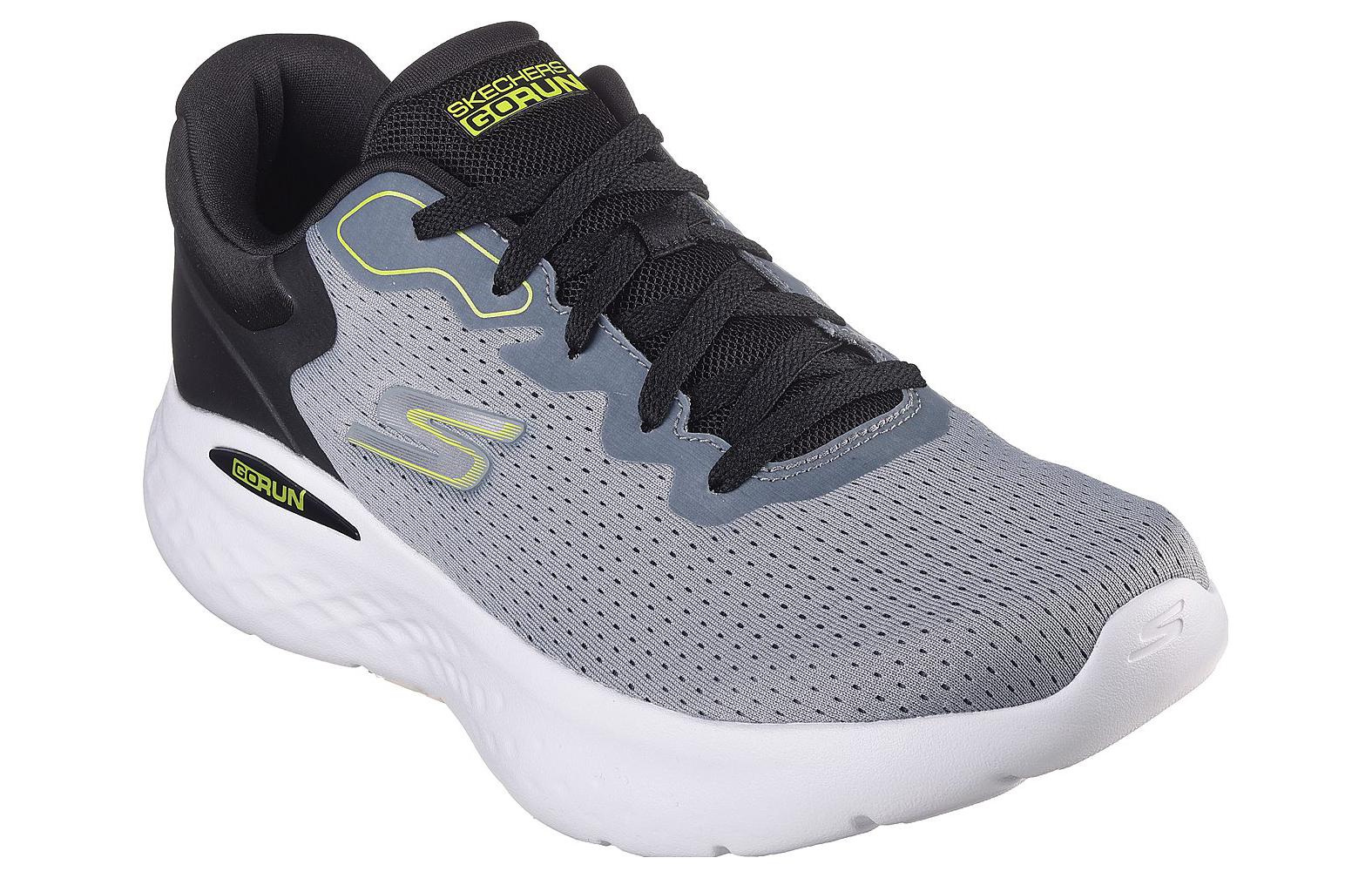 Skechers Go Run Lite Low top Running Shoes Men’s Black Gray