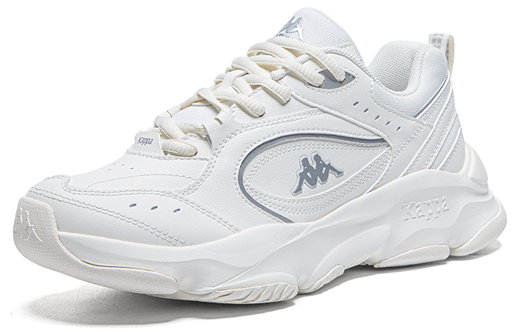 Kappa Slip Resistant Abrasion Resistant Slip Resistant Abrasion Resistant Low top Casual Running Shoes Unisex White
