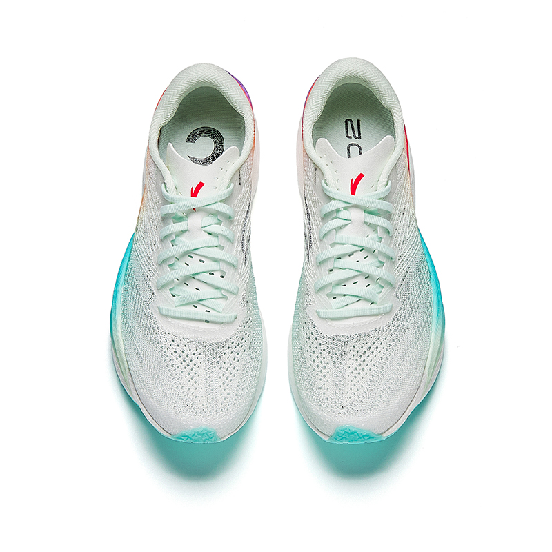 Anta C202 6.0 Slip Resistant, Abrasion Resistant, Breathable Low top Running Shoes Women’s White Green Orange