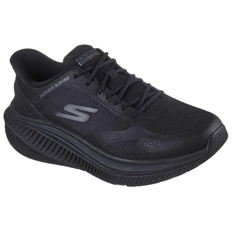 Skechers Slip Ins Wear resistant And Lightweight Low top Casual City Commuting Running Shoes Men’s Black