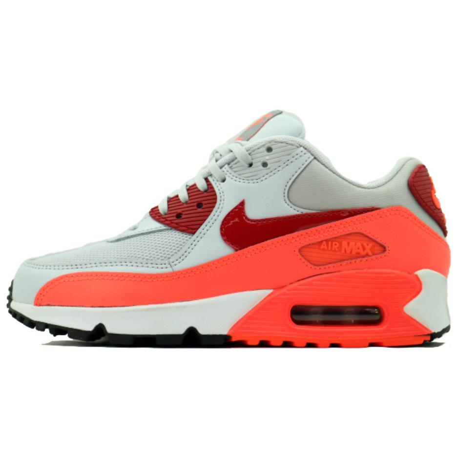 Nike Air Max 90 Essential Pure Platinum Total Crimson Women’s