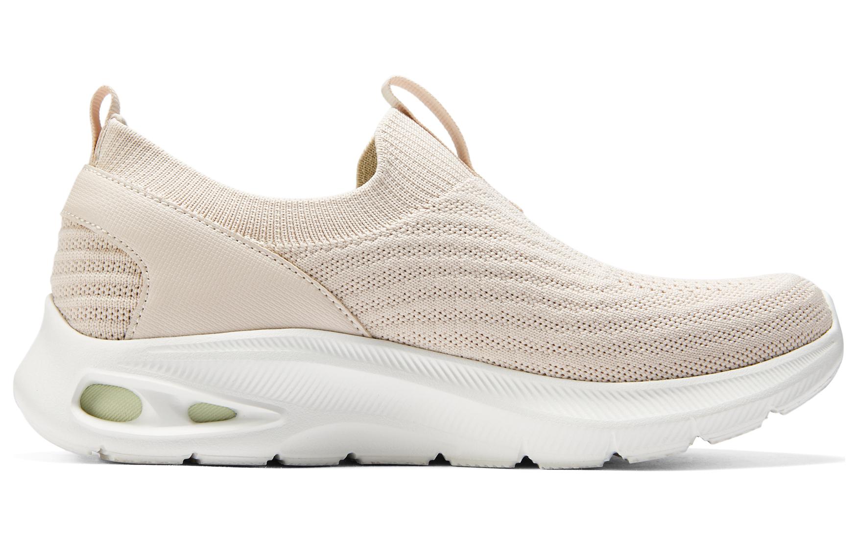 Skechers BOBS UNITY Synthetic Leather Support Coverage Low top Casual Sprint Running Shoes Women’s Beige