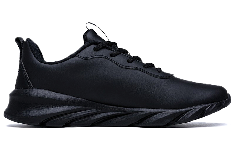 Erke Fleece Lined Thermal, Slip Resistant, Abrasion Resistant Low top Running Shoes Men’s Black
