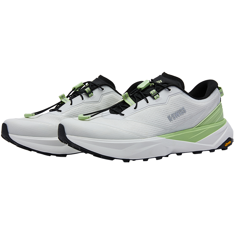 K·SWISS Textile, TPU Low top Running Shoes Men’s White Green
