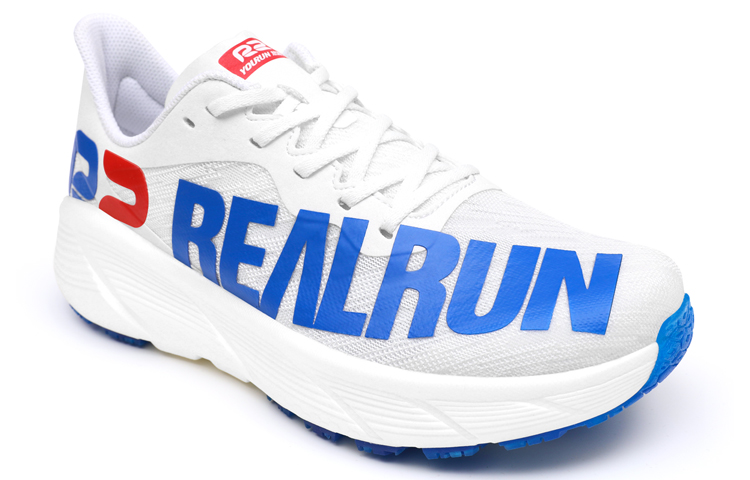 R2 REALRUN Mesh Marathon Running Shoes Unisex White Blue Red