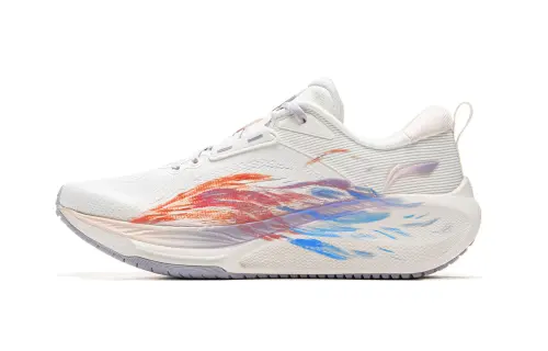 Li Ning MINE JUMP 2.0 V2 Running Shoes Women's Low Top Orange/Purple/Blue