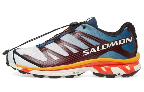 SALOMON XT 4 Cushioning Slip Resistant Abrasion Resistant Low top Trail Running Shoes Men's Blue Purple
