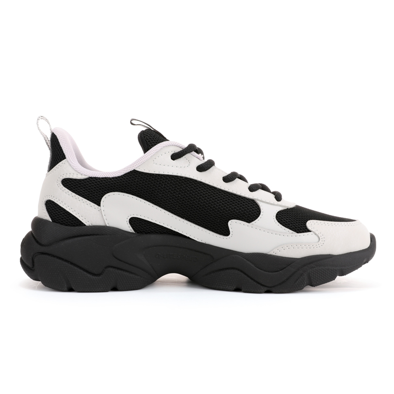 QIAODAN Low top Casual Running Shoes Women’s Black Gray