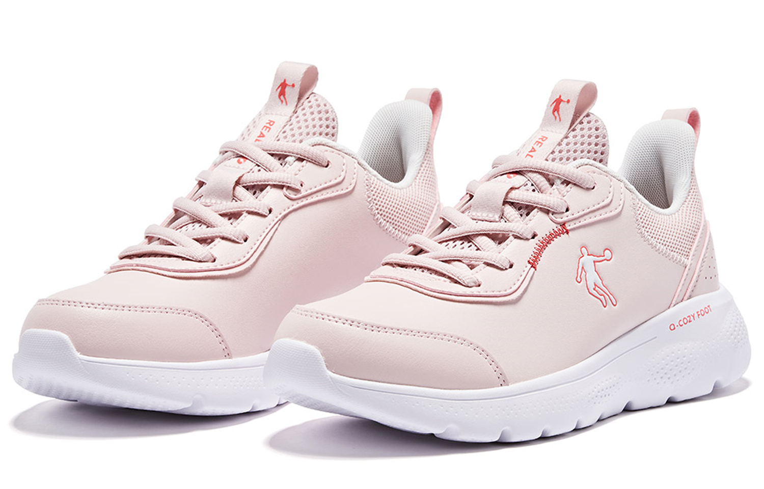 QIAODAN Running Shoes Women’s Low Top Pink