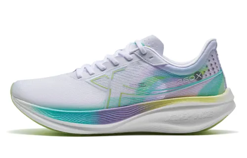 Xtep 260X 1.0 carbon plate, professional wear-resistant, breathable, quick-drying support, lightweight rebound, low-cut XTEP ACE midsole technology, marathon training and racing running shoes, women's model, all things life
