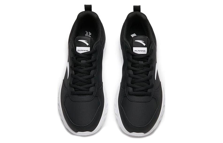 Anta Cushioning Slip Resistant Abrasion Resistant Rebound Low top Running Shoes Men’s Black