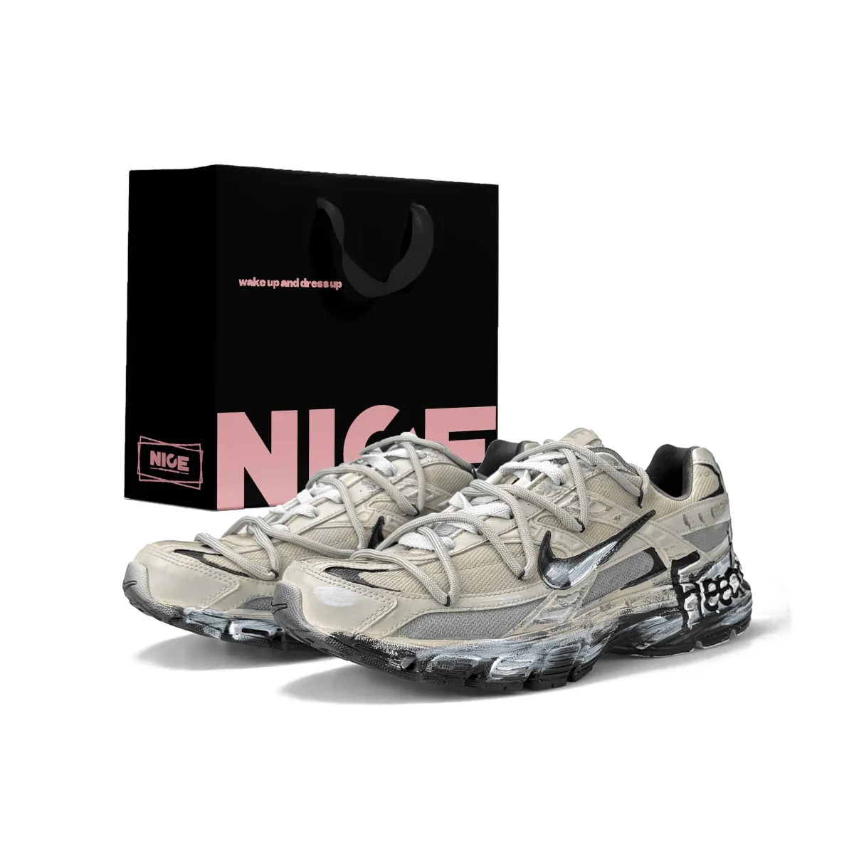 Nike Initiator Cushioning Abrasion Resistant Breathable Low top Casual Physical Fitness Test & Exam City Commuting