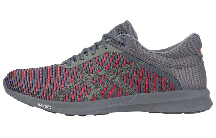 ASICS Fuzex Running Shoes Women's Low Top Gray/Blue