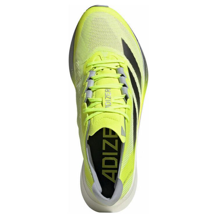 Adidas Adizero Boston 12 Lucid Lemon Core Black Silver Metallic