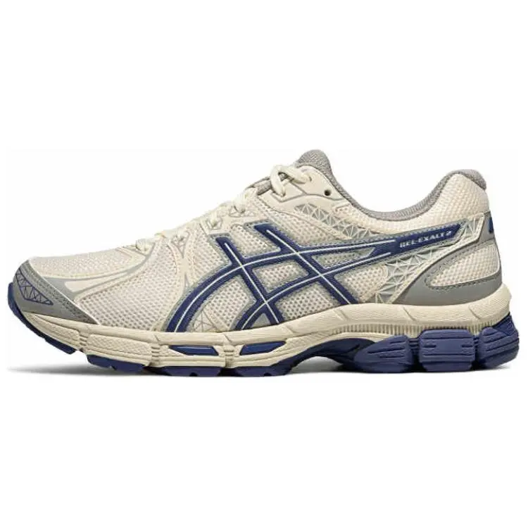 Asics Gel Exalt 2 Low top Casual Running Shoes Women's Beige Purple