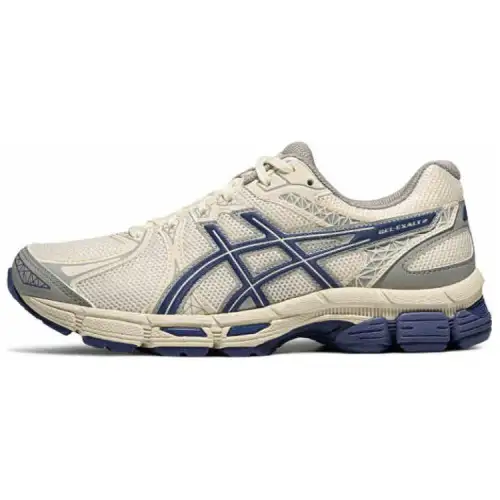 Asics Gel Exalt 2 Low top Casual Running Shoes Women's Beige Purple