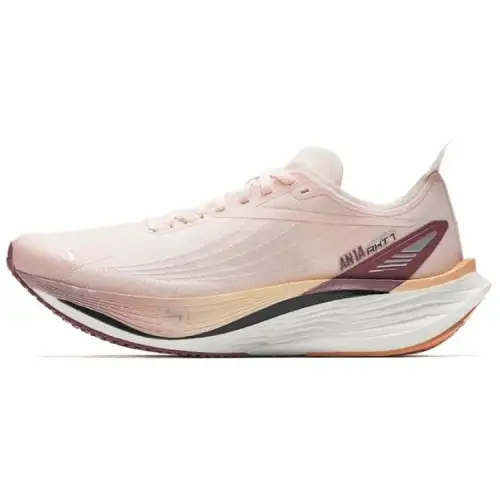 Anta Low top Nitrogen 80 Technology Training Racing Running Shoes Women's White Pink
