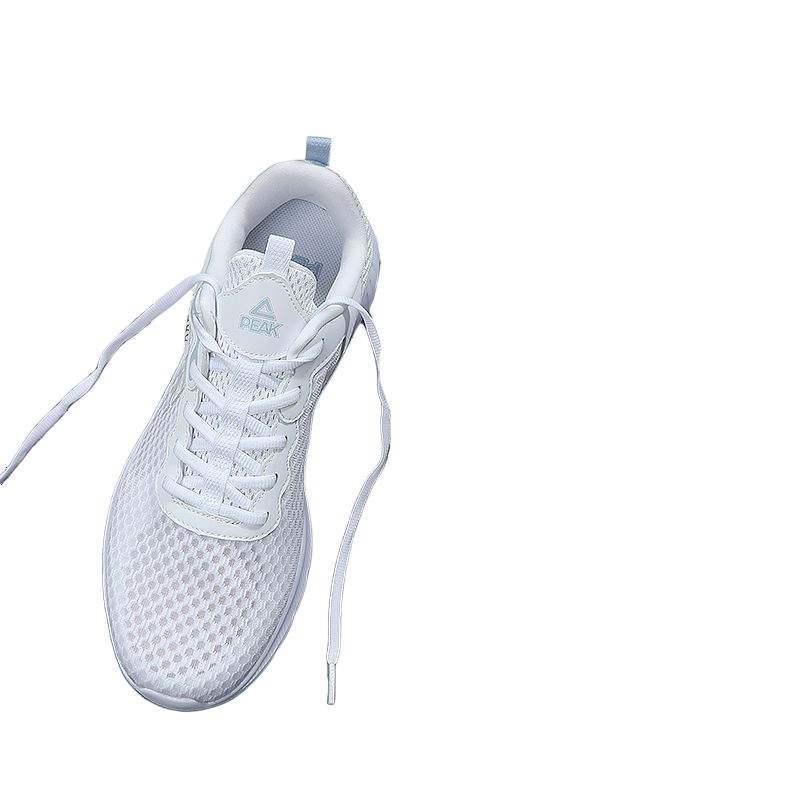 PEAK Slip Resistant, Breathable, Lightweight Low top Running Shoes Men’s All White