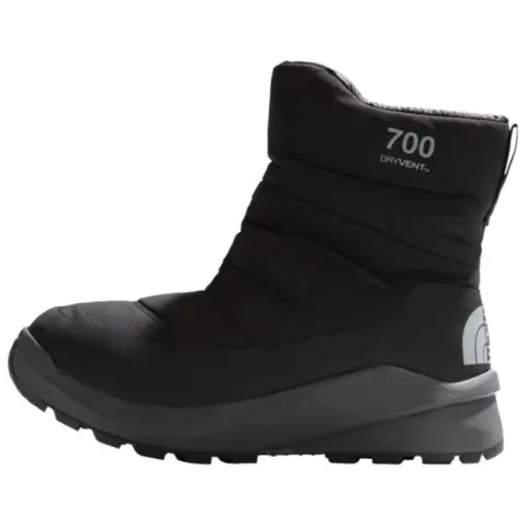 THE NORTH FACE Nuptse II WP Thermal Abrasion Resistant Short Outdoor Boots Women's Black