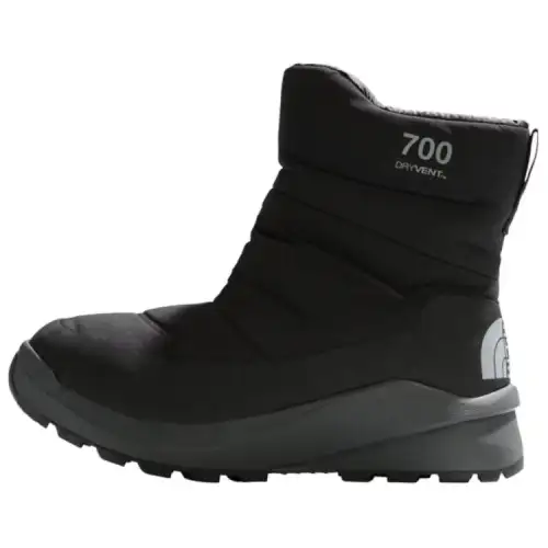 THE NORTH FACE Nuptse II WP Thermal Abrasion Resistant Short Outdoor Boots Women's Black