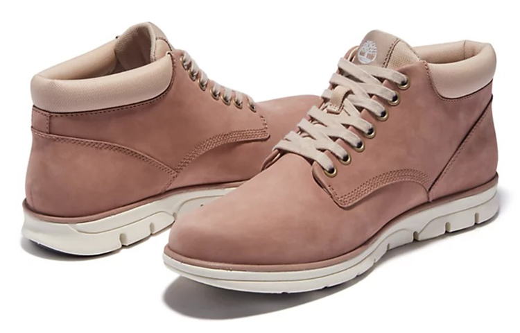 Timberland Bradstreet Chukka Ankle Length Outdoor Boots Pink