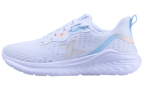 Xtep Hydrogen Technology Trendy Versatile Breathable Lightweight Wear-Resistant Anti-Slip Low-top Casual Running Shoes Women's New White