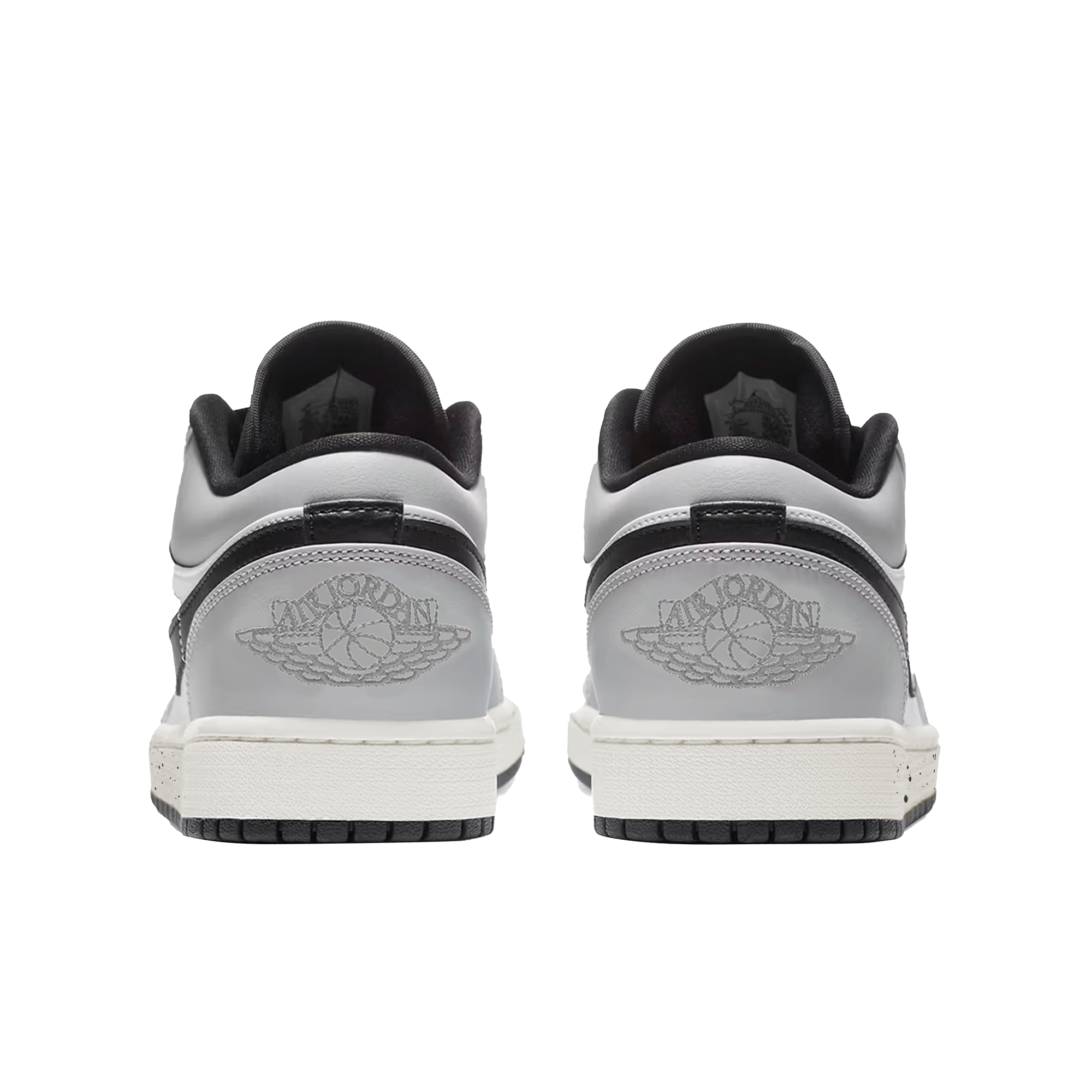 Jordan Air Jordan 1 Low top Vintage Basketball Shoes Unisex Black White Gray