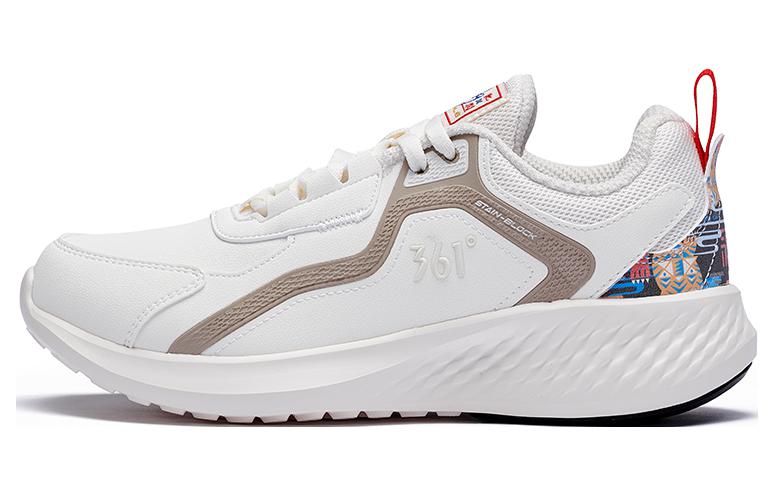361° Comfortable Slip Resistant, Abrasion Resistant, Breathable Low top Running Shoes Women’s White Gold