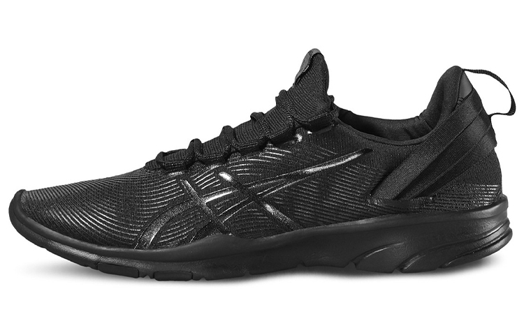 Asics Gel Fit Sana 2 Comfortable Abrasion Resistant Low top Running Shoes Women's Black
