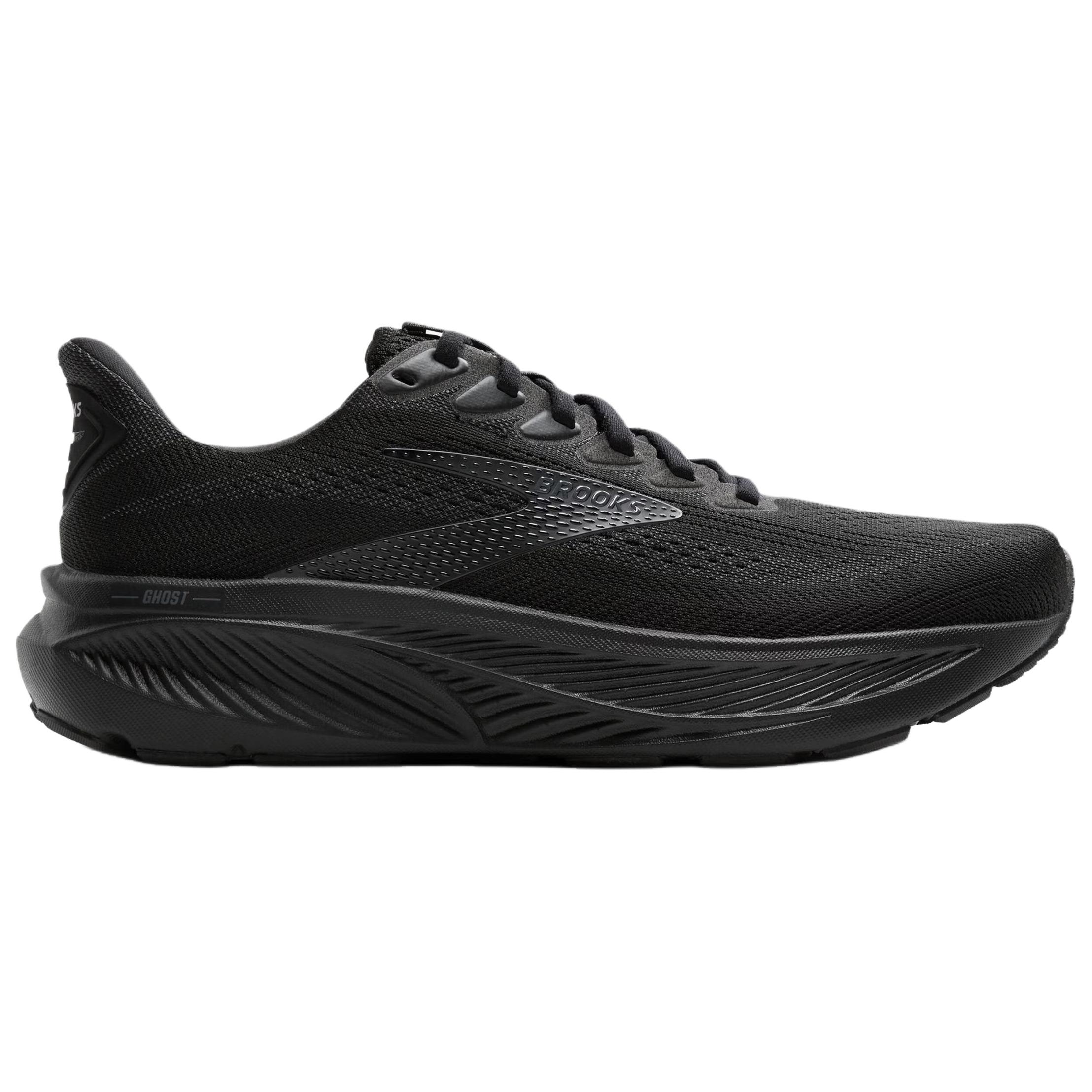 Brooks Ghost 17 Soft And Comfortable Slip Resistant Abrasion Resistant Low top Casual Running Shoes Men’s Black