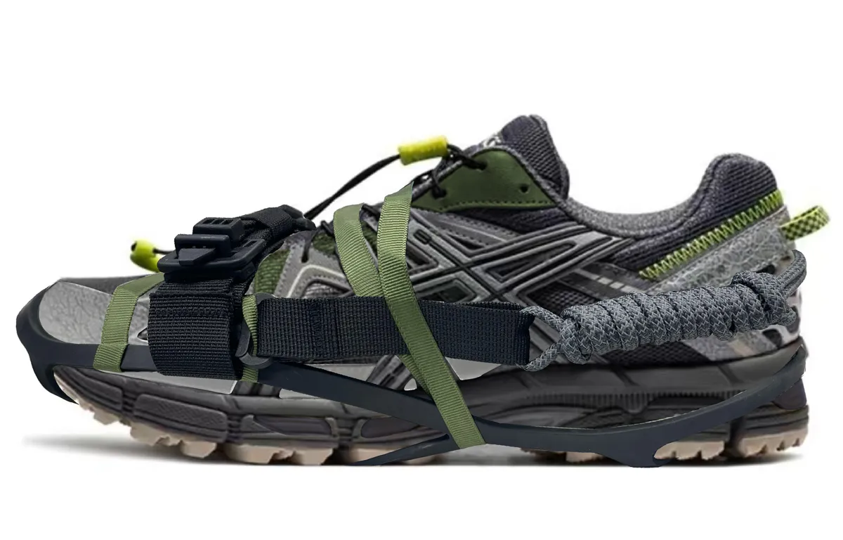 Asics Gel Kahana 8 Textile, Synthetic Leather Slip Resistant Slip Resistant Low top Trail Running Shoes Men's
