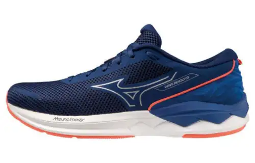 Mizuno Wave Revolt 3 Wide 'Navy Orange'