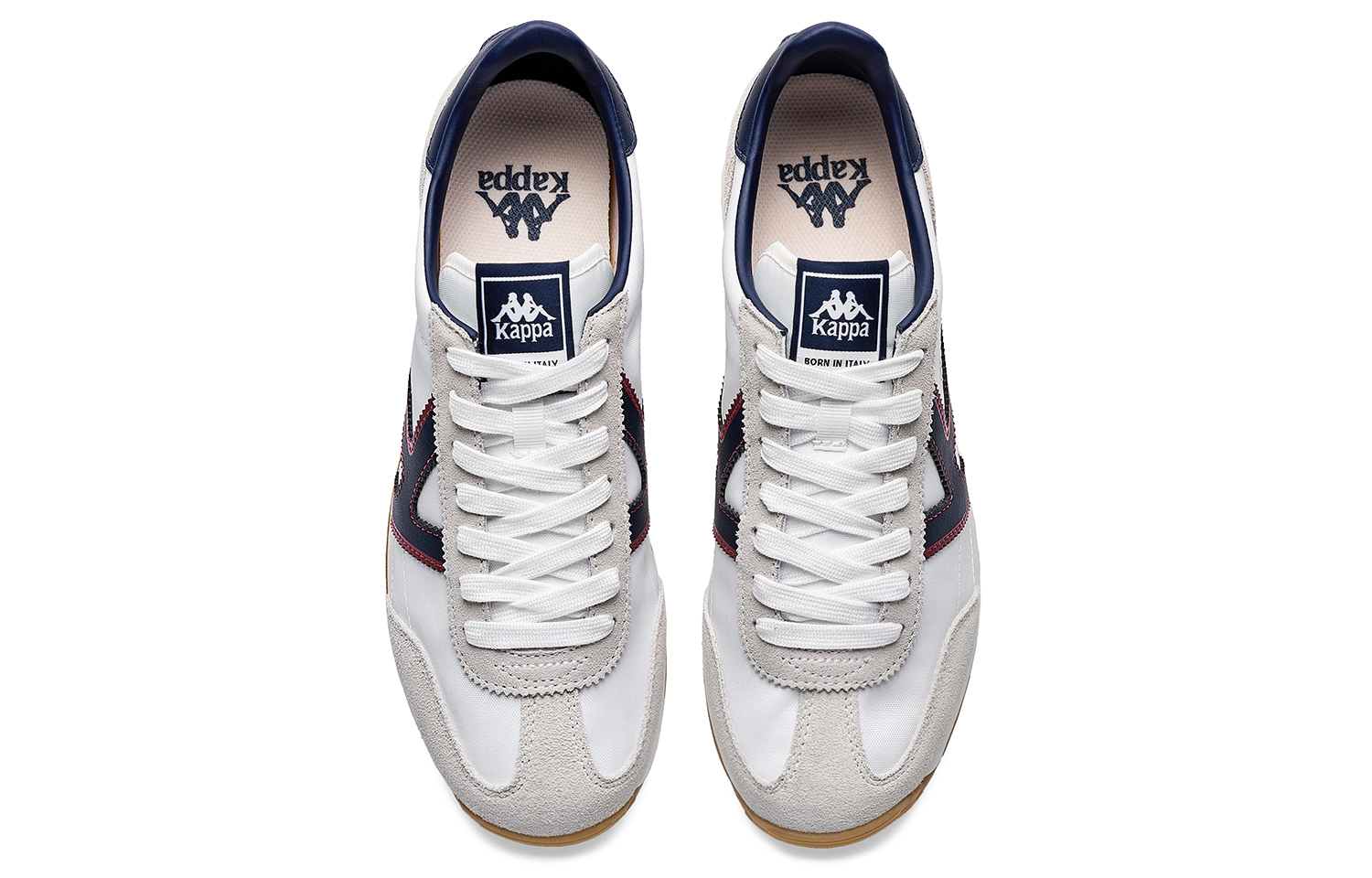 Kappa SERIES Low top Running Shoes Unisex Classic White Midnight Blue