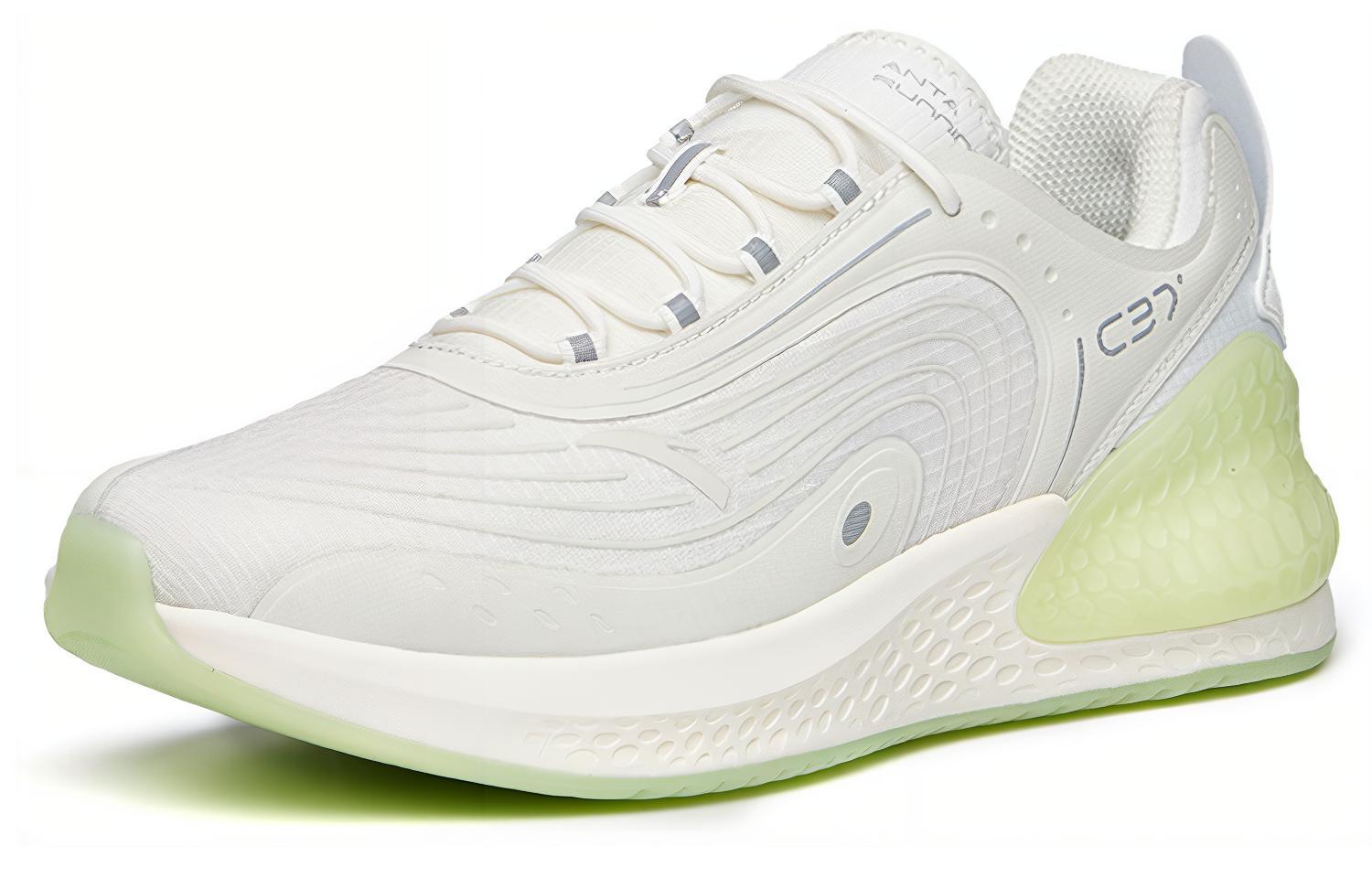 Anta C37+ Soft Sole Low top Running Shoes Men’s White Green