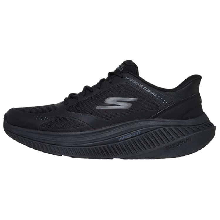 Skechers Slip Ins Wear resistant And Lightweight Low top Casual City Commuting Running Shoes Men’s Black
